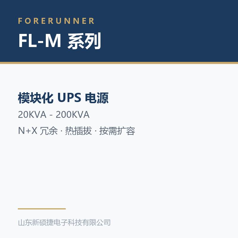 FL-M 系列模块化 UPS(淄博市UPS电源)